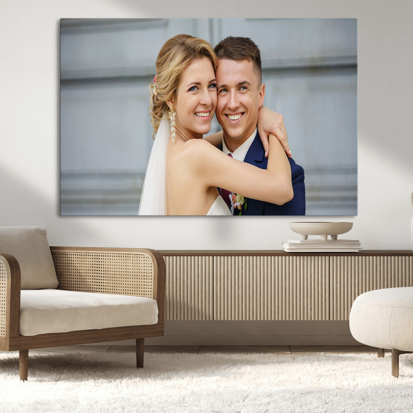 -Custom Canvas Wall Art – Personalized Photo Print for Wedding, Anniversary or Gift, Ready to Hang Canvas for Home Decor