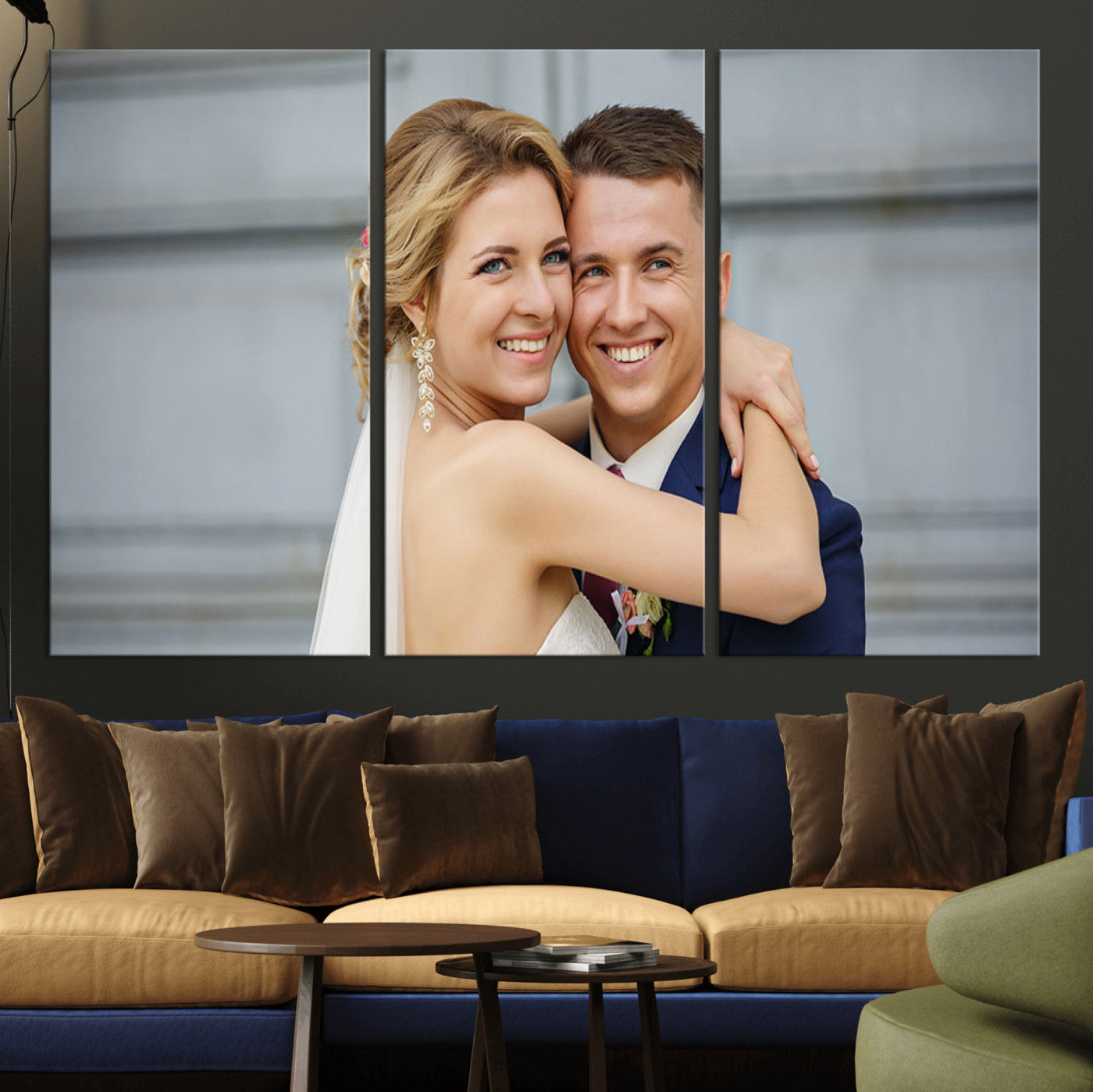 -Custom Floating Frame Wall Art – Personalized Photo Print for Family Memories or Gift, Ready to Hang Framed Canvas Decor