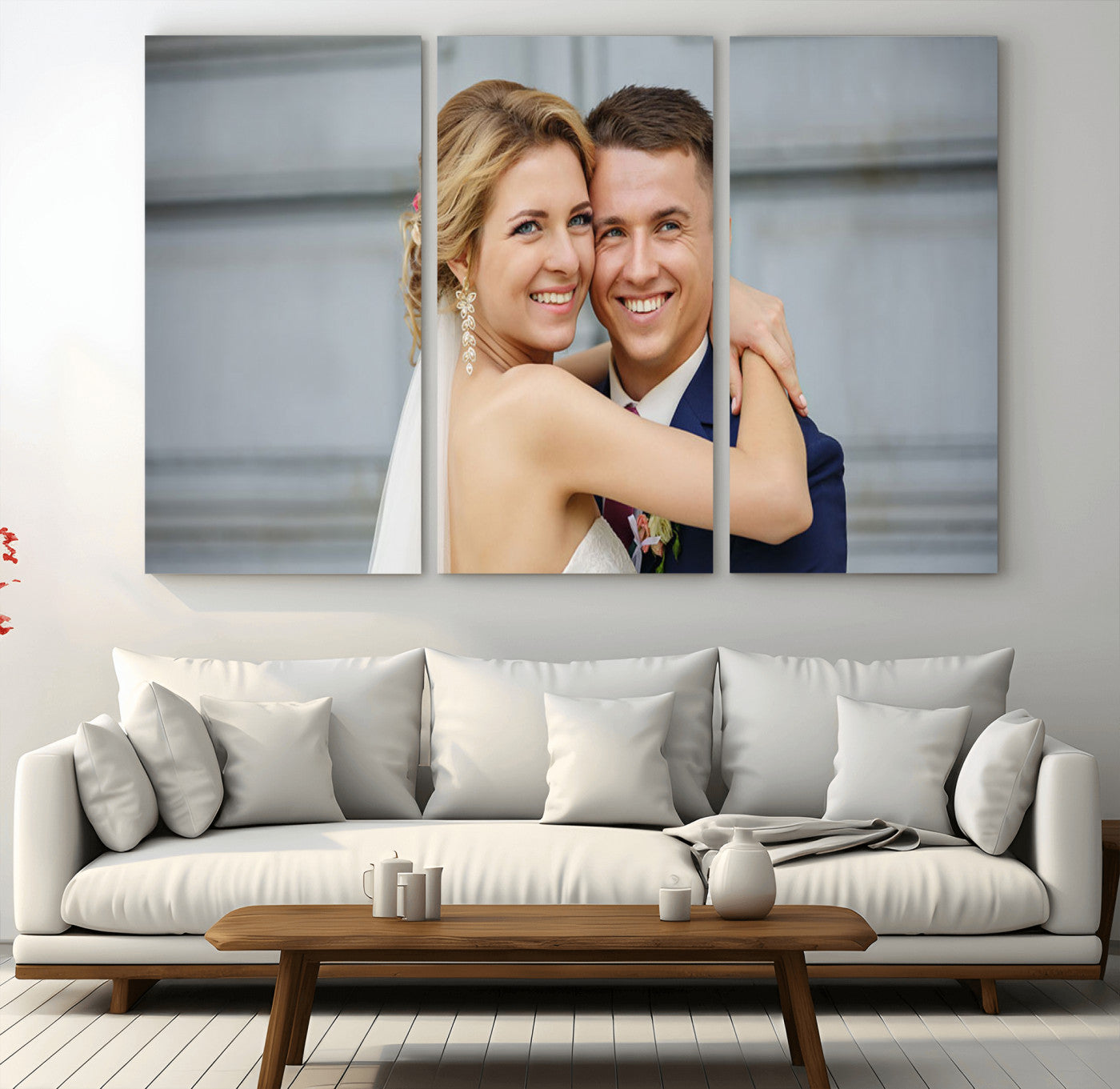 -Custom Floating Frame Wall Art – Personalized Photo Print for Family Memories or Gift, Ready to Hang Framed Canvas Decor