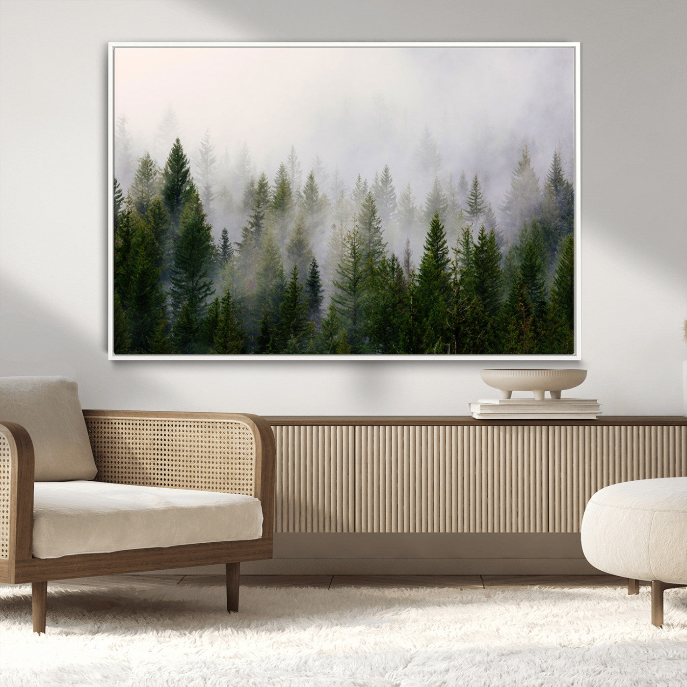 -Framed Custom Canvas Art Print, Framed Custom Print Wall Art - Ready to Hang - Birthday Gift - Wedding Anniversary