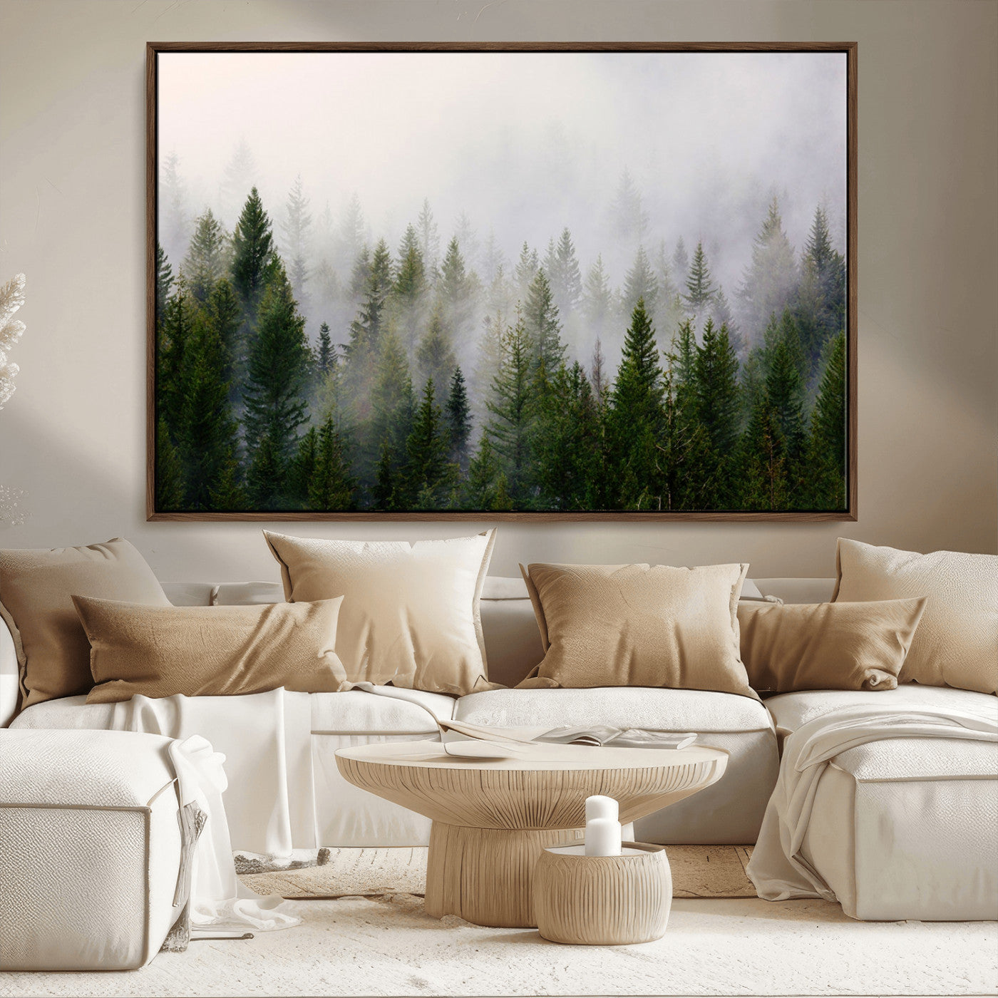 -Framed Custom Canvas Art Print, Framed Custom Print Wall Art - Ready to Hang - Birthday Gift - Wedding Anniversary
