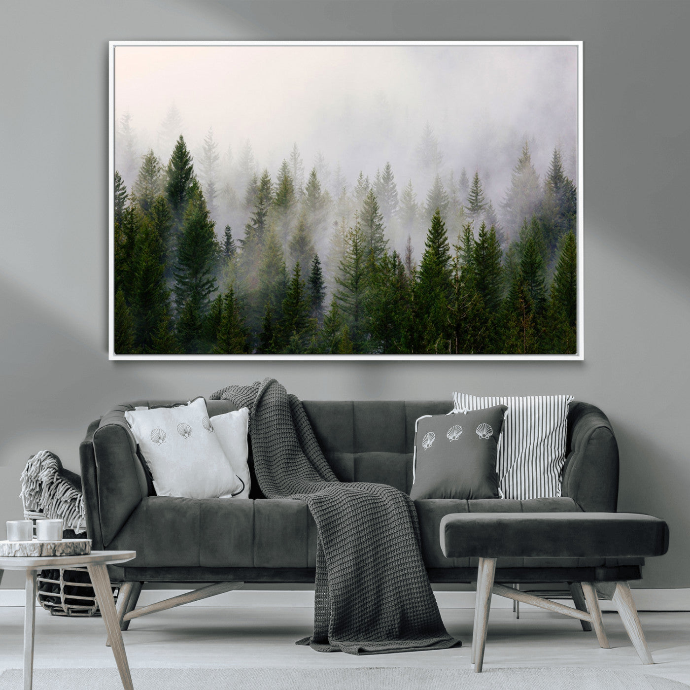 -Framed Custom Canvas Art Print, Framed Custom Print Wall Art - Ready to Hang - Birthday Gift - Wedding Anniversary