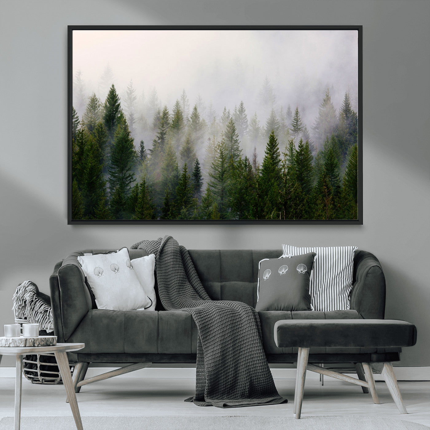 -Framed Custom Canvas Art Print, Framed Custom Print Wall Art - Ready to Hang - Birthday Gift - Wedding Anniversary