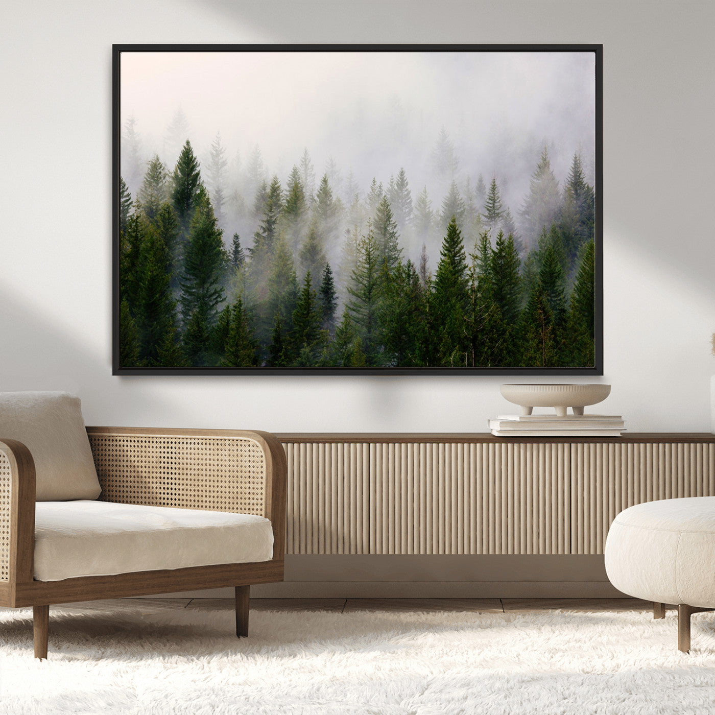 -Framed Custom Canvas Art Print, Framed Custom Print Wall Art - Ready to Hang - Birthday Gift - Wedding Anniversary