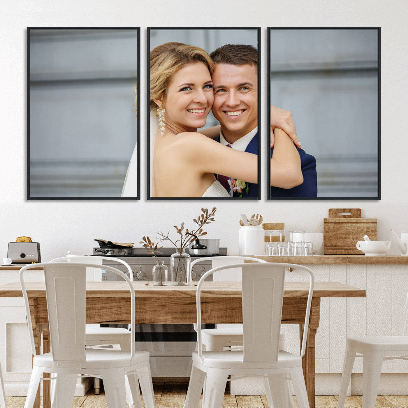 Create Your Own Photo Framed Canvas Print - Custom Personalized Wall Art Print for Gift