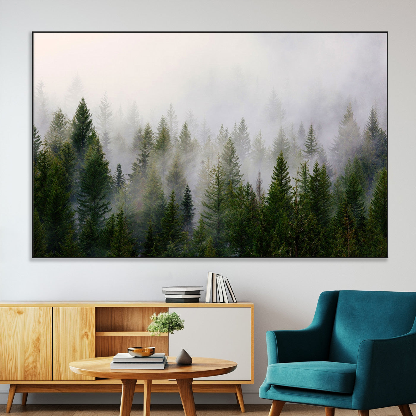 -Framed Custom Canvas Art Print, Framed Custom Print Wall Art - Ready to Hang - Birthday Gift - Wedding Anniversary
