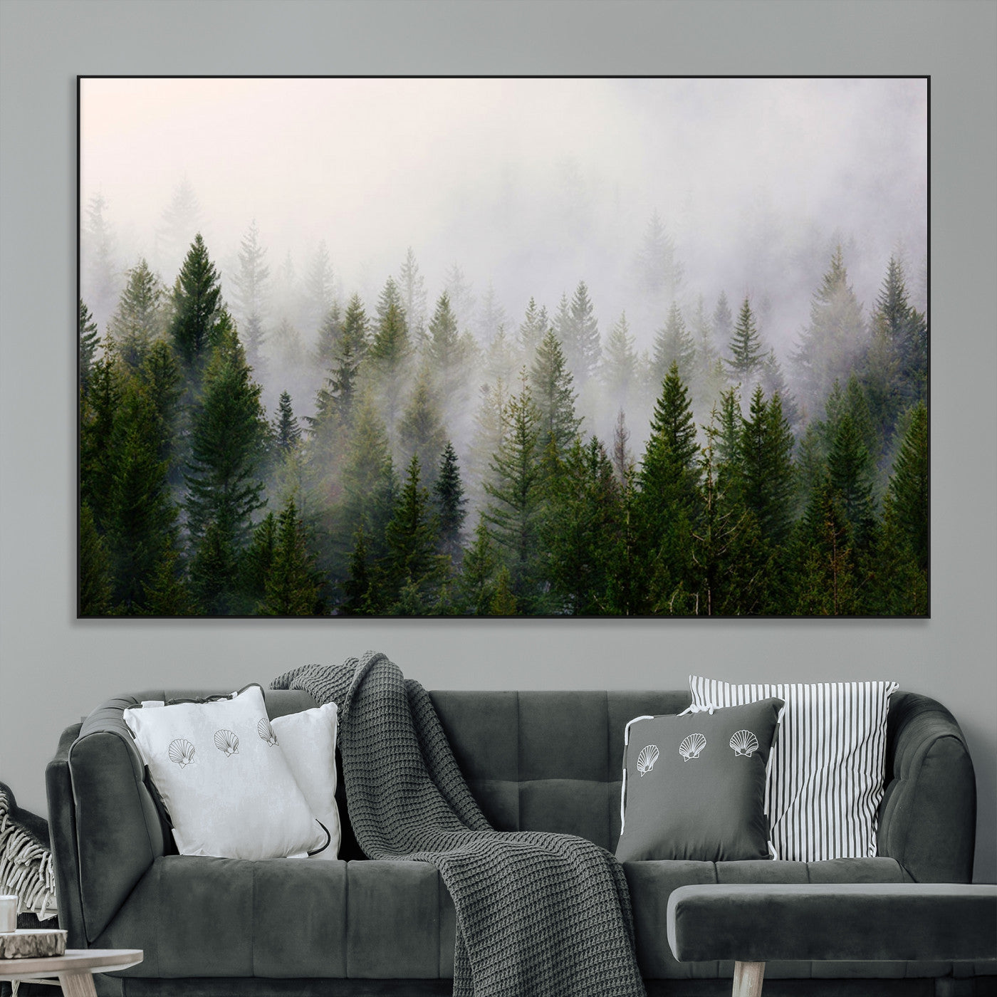 -Framed Custom Canvas Art Print, Framed Custom Print Wall Art - Ready to Hang - Birthday Gift - Wedding Anniversary