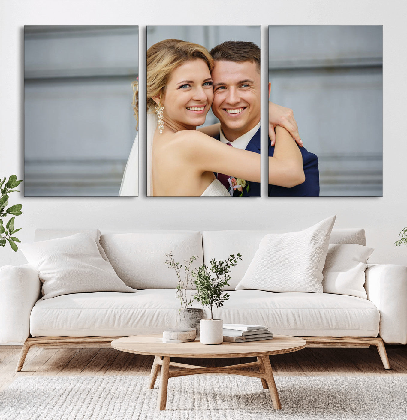 Create Your Own Photo Framed Canvas Print - Custom Personalized Wall Art Print for Gift