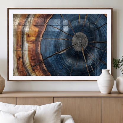 Bring nature's intricate beauty into your space with this stunning tree ring wall art. Featuring mesmerizing patterns and rich colors, it adds a unique, earthy touch to any room.