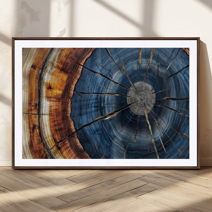 Bring nature's intricate beauty into your space with this stunning tree ring wall art. Featuring mesmerizing patterns and rich colors, it adds a unique, earthy touch to any room.