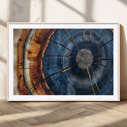Bring nature's intricate beauty into your space with this stunning tree ring wall art. Featuring mesmerizing patterns and rich colors, it adds a unique, earthy touch to any room.