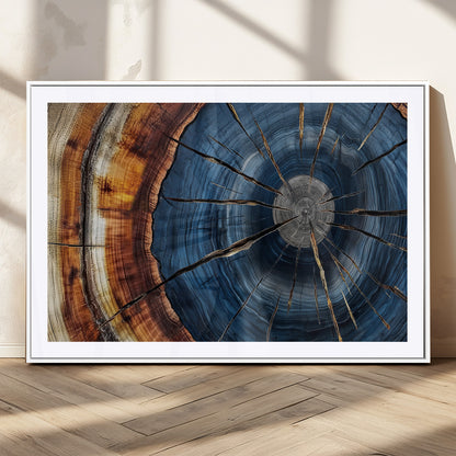 Bring nature's intricate beauty into your space with this stunning tree ring wall art. Featuring mesmerizing patterns and rich colors, it adds a unique, earthy touch to any room.