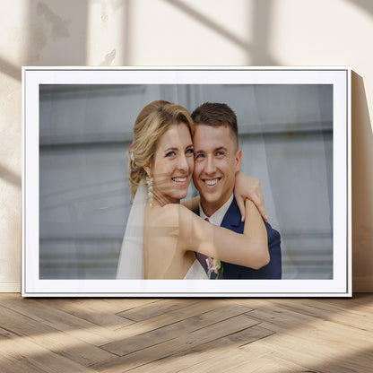 CSTM6030-MGC-FP-36x24_White-Custom Floating Frame Wall Art – Personalized Photo Print for Family Memories or Gift, Ready to Hang Framed Canvas Decor