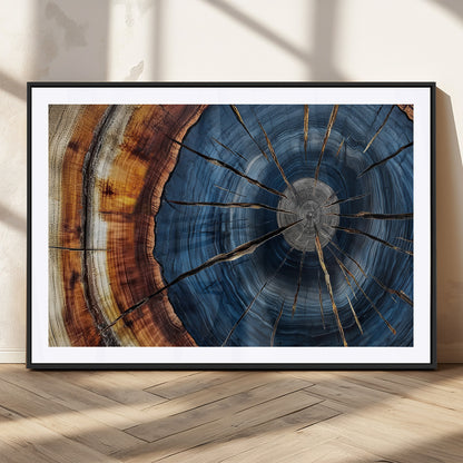 Bring nature's intricate beauty into your space with this stunning tree ring wall art. Featuring mesmerizing patterns and rich colors, it adds a unique, earthy touch to any room.