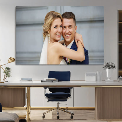 -Custom Floating Frame Wall Art – Personalized Photo Print for Family Memories or Gift, Ready to Hang Framed Canvas Decor