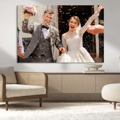 Framed Create Your Canvas Print - Personalized Wall Art for Home Decor Wall Art Print, Create Your Own Photo Canvas Print