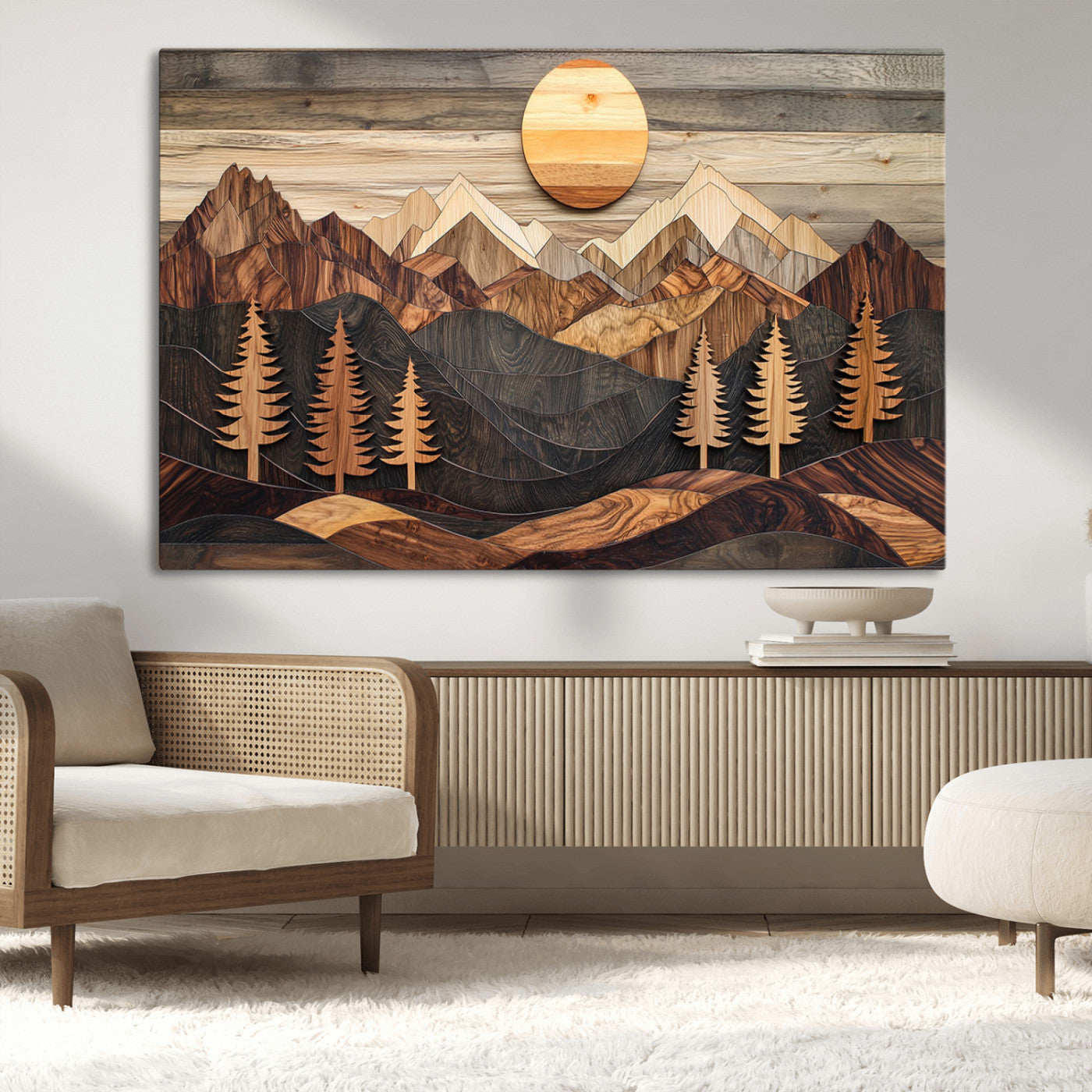 Texas Longhorn Cattle Wall Art Canvas Print
