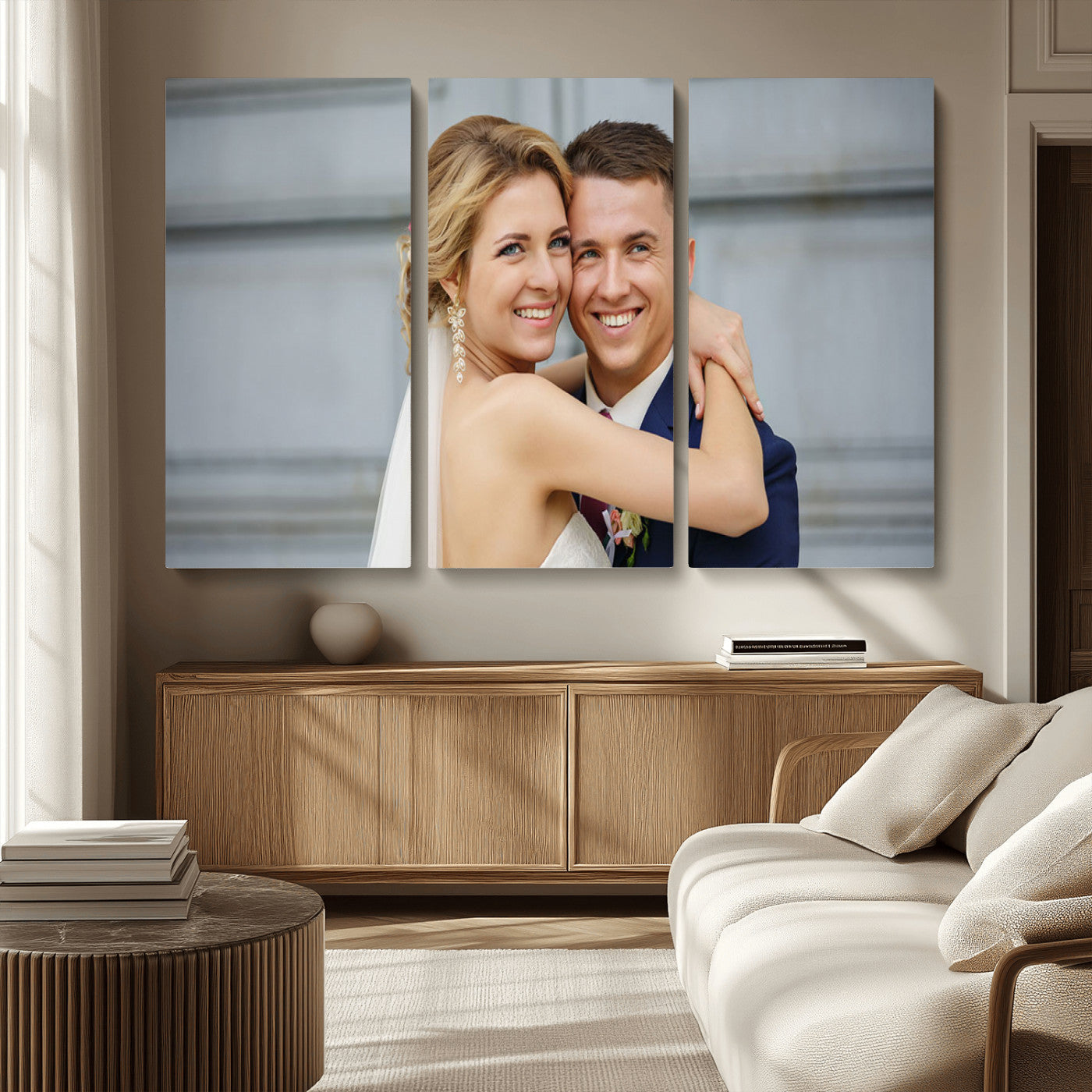 -Custom Canvas Wall Art – Personalized Photo Print for Wedding, Anniversary or Gift, Ready to Hang Canvas for Home Decor