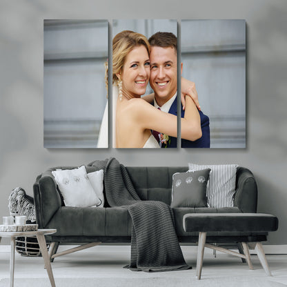-Custom Floating Frame Wall Art – Personalized Photo Print for Family Memories or Gift, Ready to Hang Framed Canvas Decor