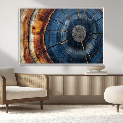 Bring nature's intricate beauty into your space with this stunning tree ring wall art. Featuring mesmerizing patterns and rich colors, it adds a unique, earthy touch to any room.