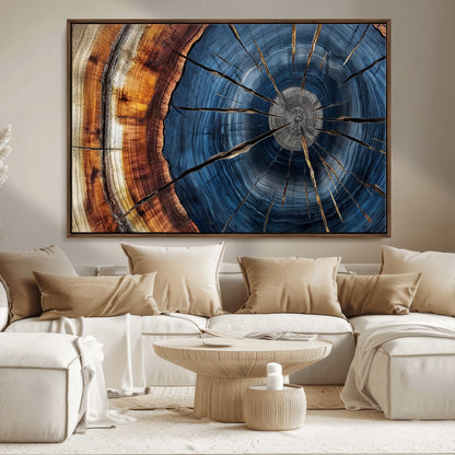 Bring nature's intricate beauty into your space with this stunning tree ring wall art. Featuring mesmerizing patterns and rich colors, it adds a unique, earthy touch to any room.