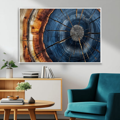 Bring nature's intricate beauty into your space with this stunning tree ring wall art. Featuring mesmerizing patterns and rich colors, it adds a unique, earthy touch to any room.