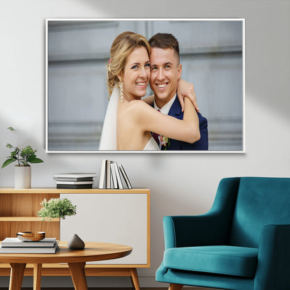 CSTM6030-MGV-FC-36X24_White-Custom Canvas Wall Art – Personalized Photo Print for Wedding, Anniversary or Gift, Ready to Hang Canvas for Home Decor