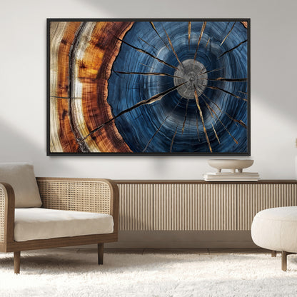 Bring nature's intricate beauty into your space with this stunning tree ring wall art. Featuring mesmerizing patterns and rich colors, it adds a unique, earthy touch to any room.