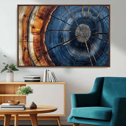 Bring nature's intricate beauty into your space with this stunning tree ring wall art. Featuring mesmerizing patterns and rich colors, it adds a unique, earthy touch to any room.