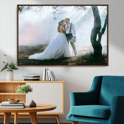 CSTM913-MGV-FC-36X24_Walnut-Custom Canvas Print - Personalized Wall Art for Home Decor Wall Art Print, Create Your Own Photo Canvas Print, Ready to Hang