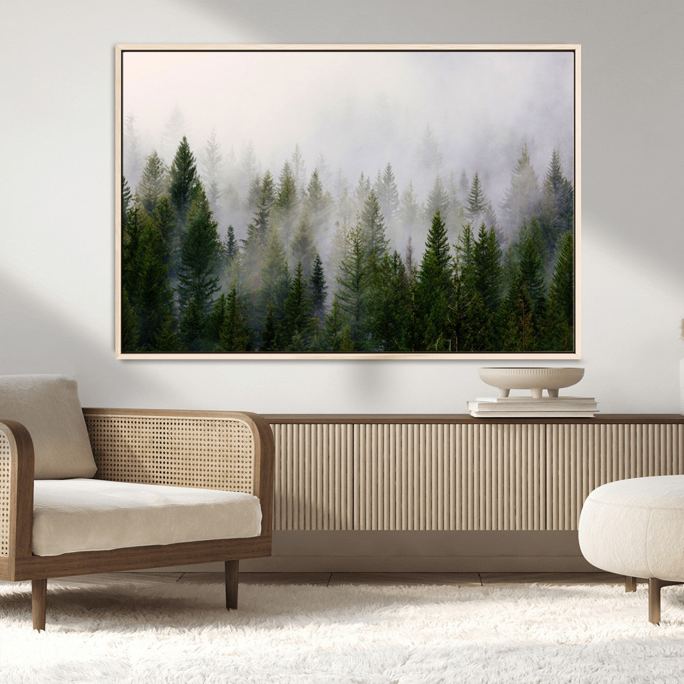 11436-MGV-FC-36X24_Natural-Framed Custom Canvas Art Print, Framed Custom Print Wall Art - Ready to Hang - Birthday Gift - Wedding Anniversary