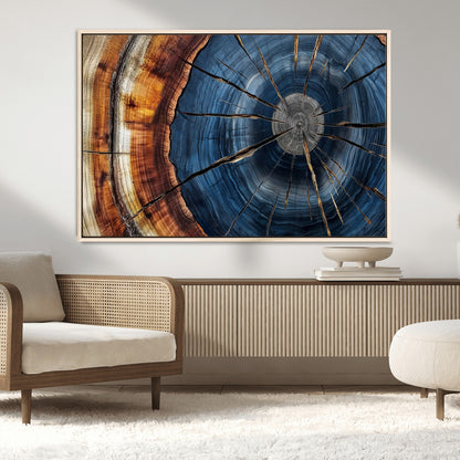 Bring nature's intricate beauty into your space with this stunning tree ring wall art. Featuring mesmerizing patterns and rich colors, it adds a unique, earthy touch to any room.