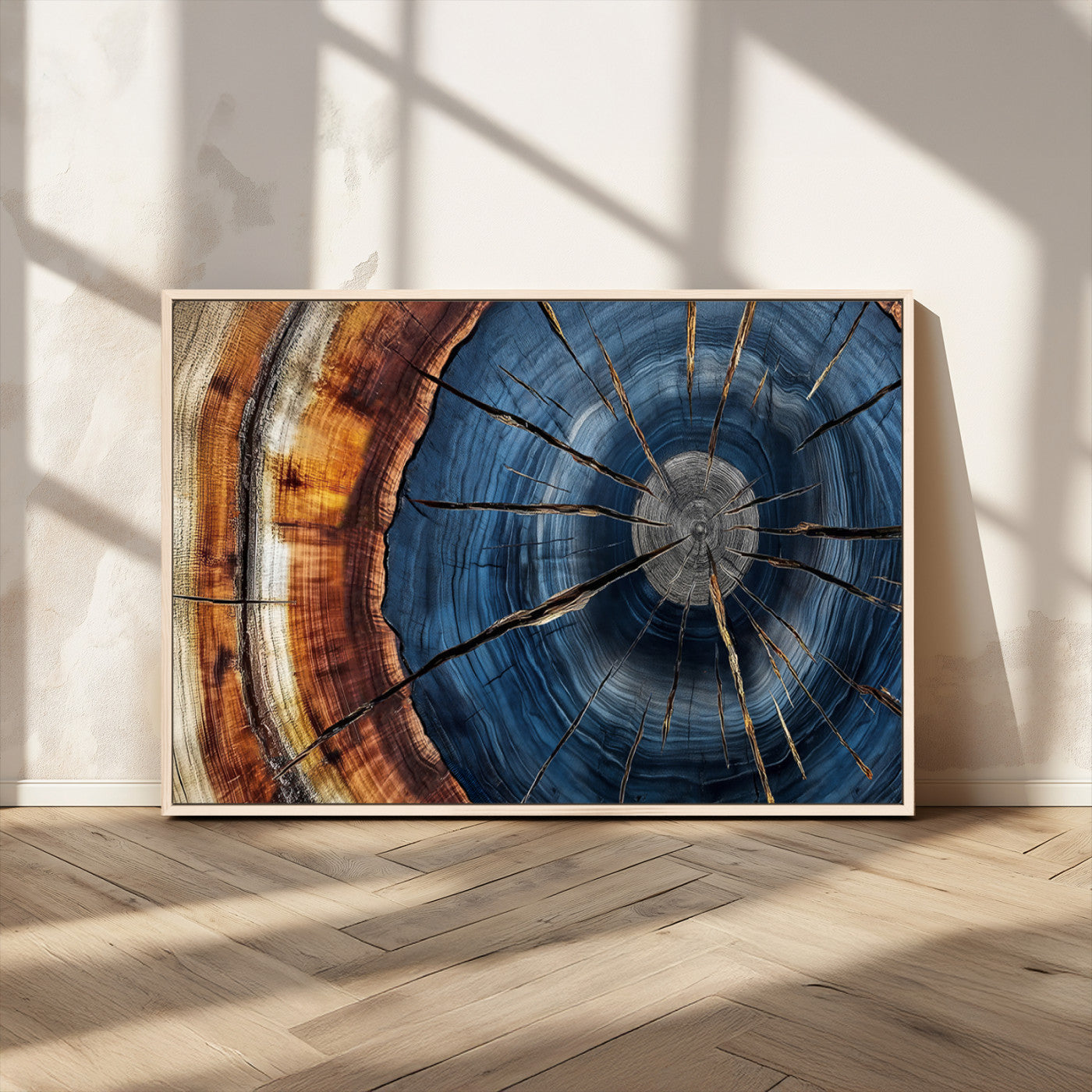 Bring nature's intricate beauty into your space with this stunning tree ring wall art. Featuring mesmerizing patterns and rich colors, it adds a unique, earthy touch to any room.