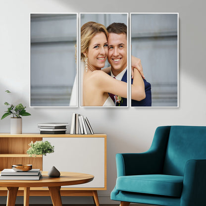 -Custom Canvas Wall Art – Personalized Photo Print for Wedding, Anniversary or Gift, Ready to Hang Canvas for Home Decor
