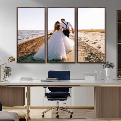 CSTM911-MGV-CV-48X32-3P-Framed Custom Canvas Print - Personalized Wall Art for Home Decor Wall Art Print, Create Your Own Photo Canvas Print