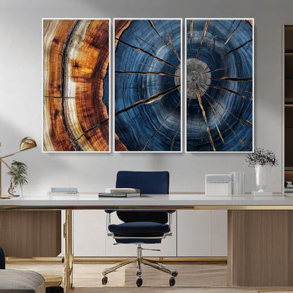 Bring nature's intricate beauty into your space with this stunning tree ring wall art. Featuring mesmerizing patterns and rich colors, it adds a unique, earthy touch to any room.