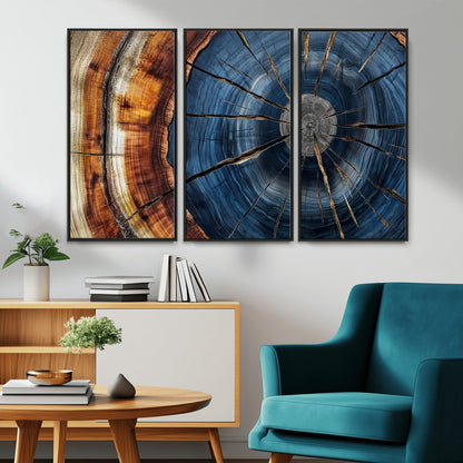 Bring nature's intricate beauty into your space with this stunning tree ring wall art. Featuring mesmerizing patterns and rich colors, it adds a unique, earthy touch to any room.