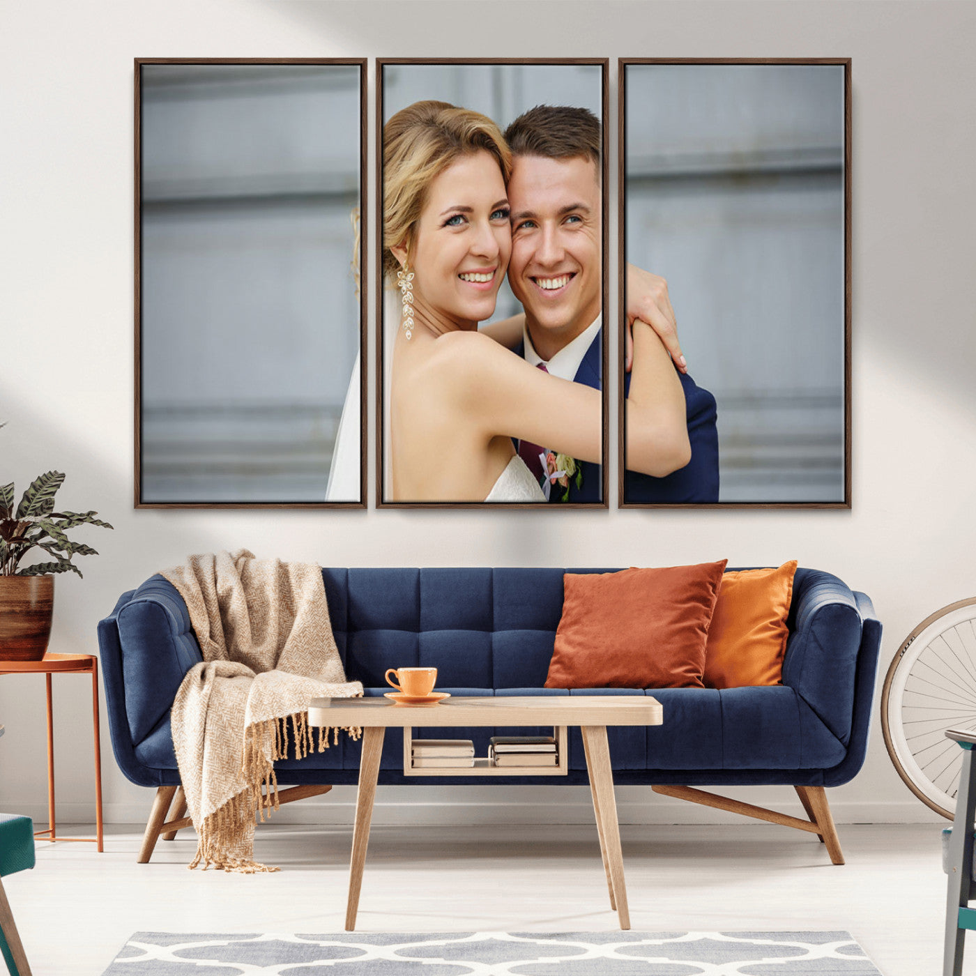 -Custom Canvas Wall Art – Personalized Photo Print for Wedding, Anniversary or Gift, Ready to Hang Canvas for Home Decor