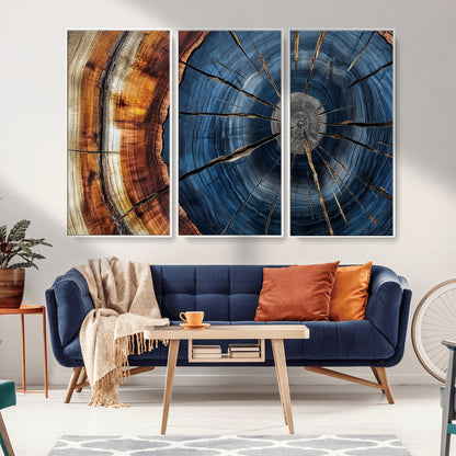 Bring nature's intricate beauty into your space with this stunning tree ring wall art. Featuring mesmerizing patterns and rich colors, it adds a unique, earthy touch to any room.