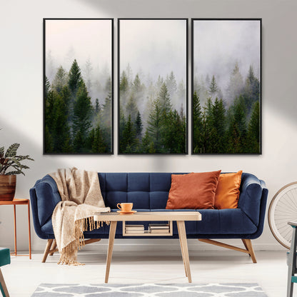 11436-MGV-FC-48X32-3P_Black-Framed Custom Canvas Art Print, Framed Custom Print Wall Art - Ready to Hang - Birthday Gift - Wedding Anniversary