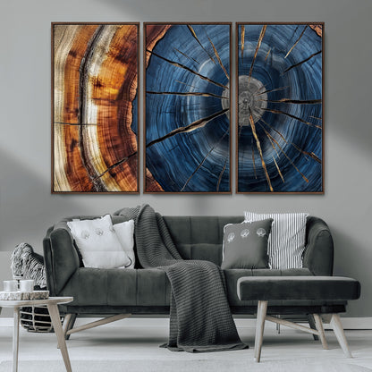 Bring nature's intricate beauty into your space with this stunning tree ring wall art. Featuring mesmerizing patterns and rich colors, it adds a unique, earthy touch to any room.