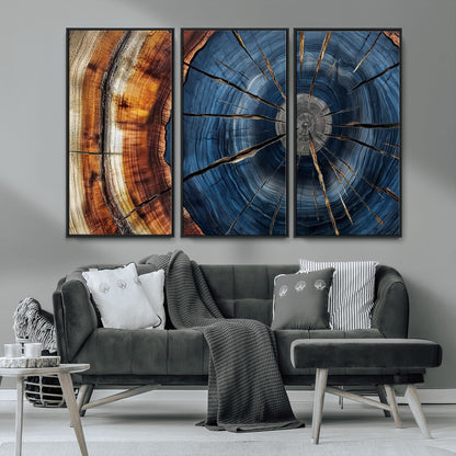 Bring nature's intricate beauty into your space with this stunning tree ring wall art. Featuring mesmerizing patterns and rich colors, it adds a unique, earthy touch to any room.