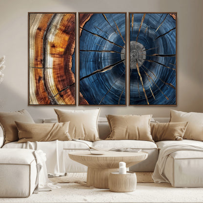 Bring nature's intricate beauty into your space with this stunning tree ring wall art. Featuring mesmerizing patterns and rich colors, it adds a unique, earthy touch to any room.