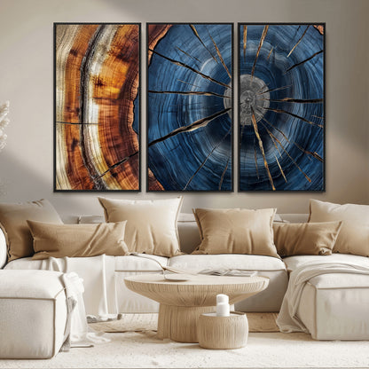 Bring nature's intricate beauty into your space with this stunning tree ring wall art. Featuring mesmerizing patterns and rich colors, it adds a unique, earthy touch to any room.