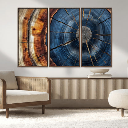 Bring nature's intricate beauty into your space with this stunning tree ring wall art. Featuring mesmerizing patterns and rich colors, it adds a unique, earthy touch to any room.