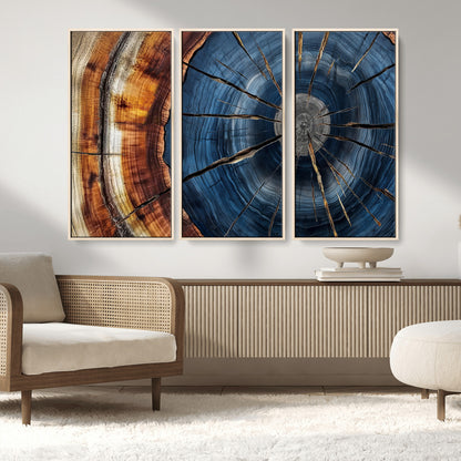 Bring nature's intricate beauty into your space with this stunning tree ring wall art. Featuring mesmerizing patterns and rich colors, it adds a unique, earthy touch to any room.
