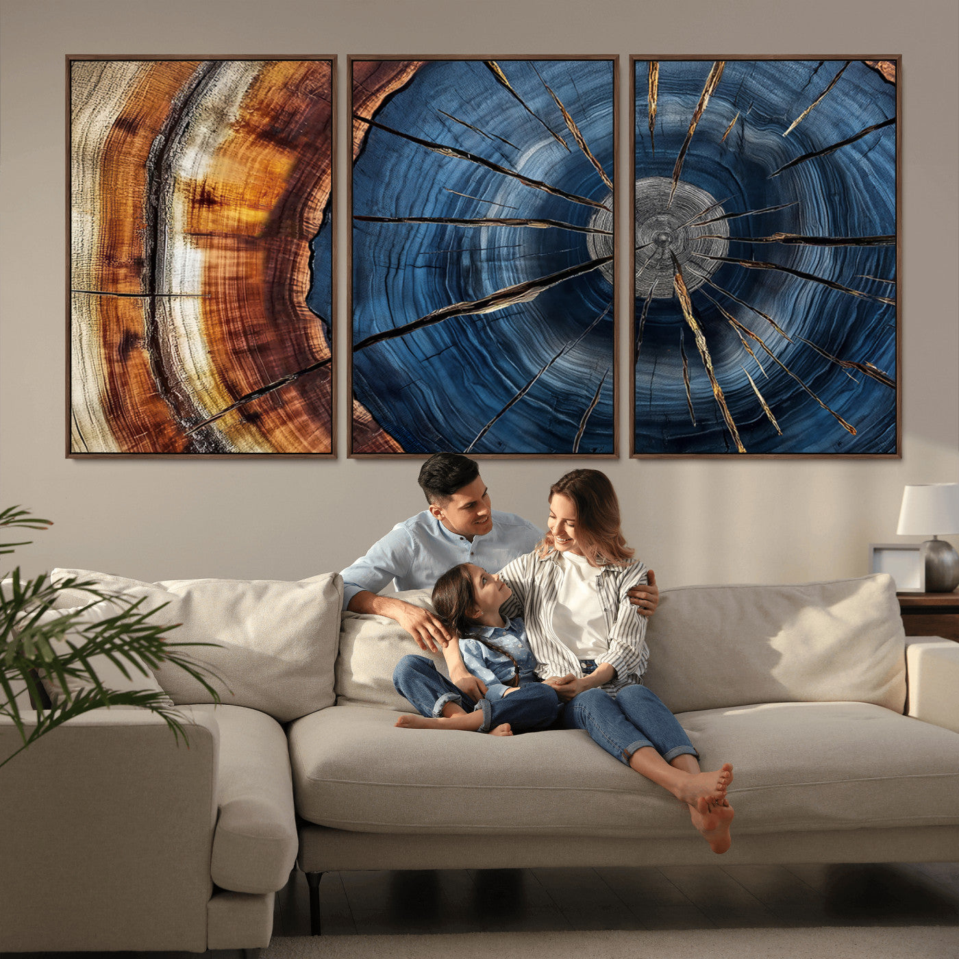 Bring nature's intricate beauty into your space with this stunning tree ring wall art. Featuring mesmerizing patterns and rich colors, it adds a unique, earthy touch to any room.