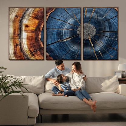 Bring nature's intricate beauty into your space with this stunning tree ring wall art. Featuring mesmerizing patterns and rich colors, it adds a unique, earthy touch to any room.