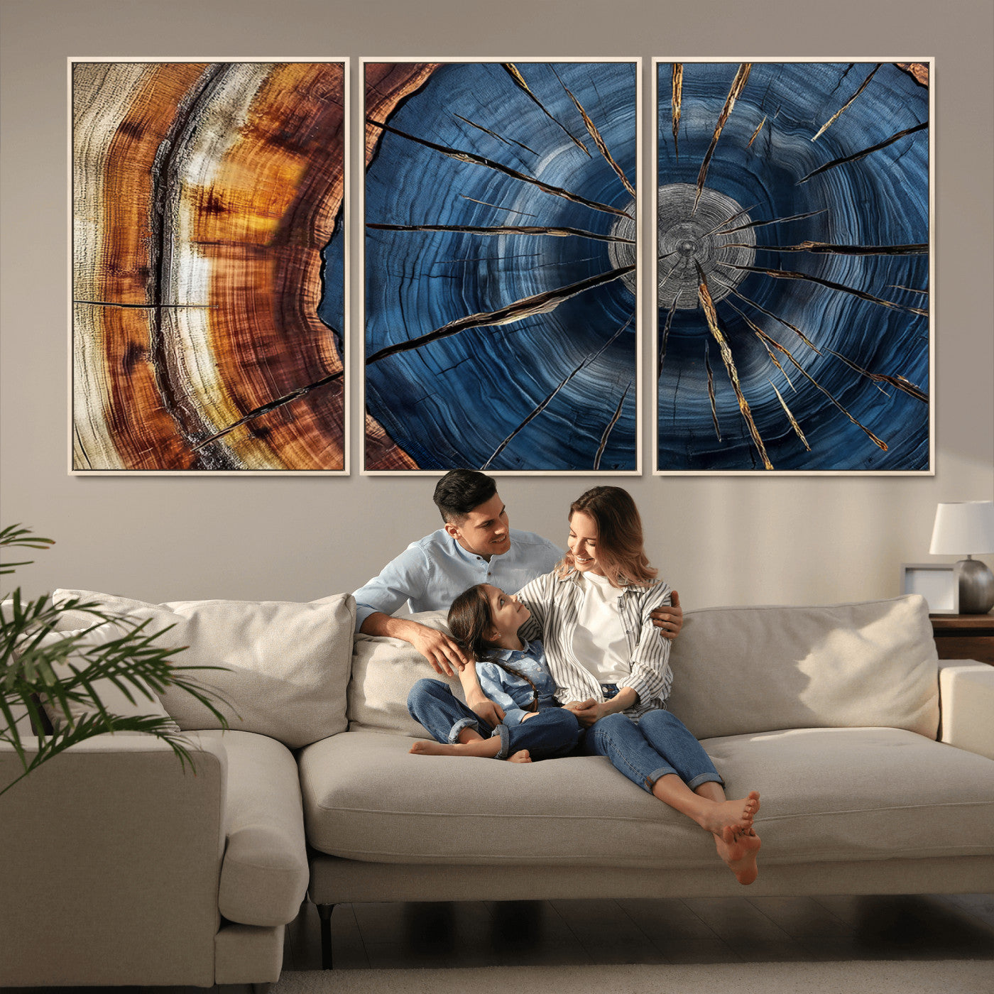 Bring nature's intricate beauty into your space with this stunning tree ring wall art. Featuring mesmerizing patterns and rich colors, it adds a unique, earthy touch to any room.