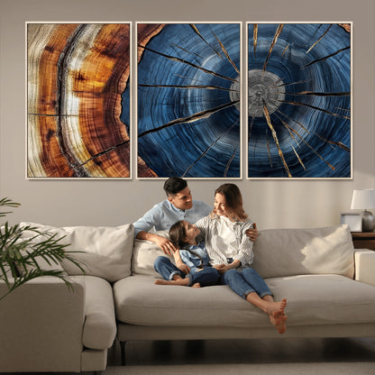 Bring nature's intricate beauty into your space with this stunning tree ring wall art. Featuring mesmerizing patterns and rich colors, it adds a unique, earthy touch to any room.